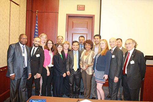 US Congress Washington DC meeting with Congresswoman Maxine Waters